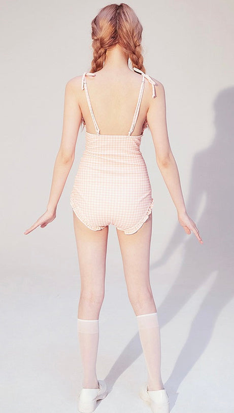 DAVA DRAWSTRING ONE-PIECE SWIMSUIT