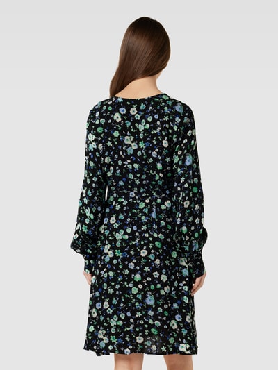 MINIABITO IN CREPE PLISSÉ CON STAMPA FLOREALE