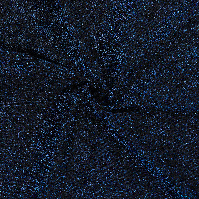 Trägerloses, glitzerndes, königsblaues Hoco-Kleid mit asymmetrischer Rüsche 