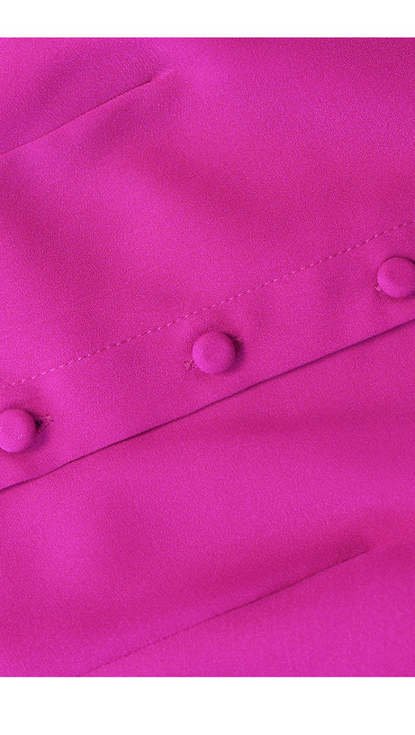 ELEGANT LONG SLEEVE BOW NECKLINE PLEATED MAXI DRESS