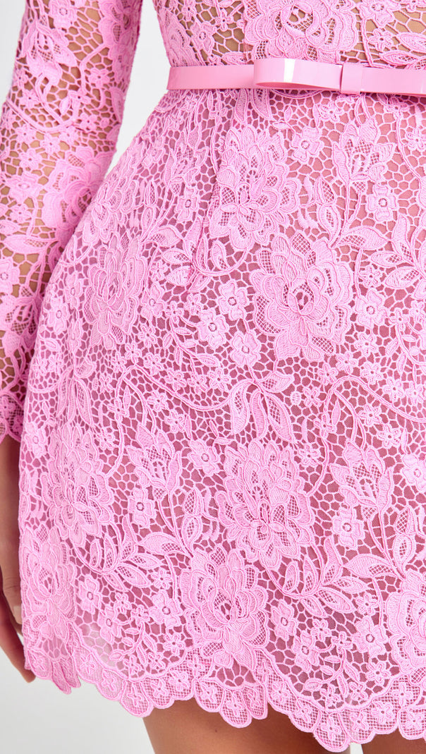 AIIZIE SOPHIE PINK MINI DRESS - product image