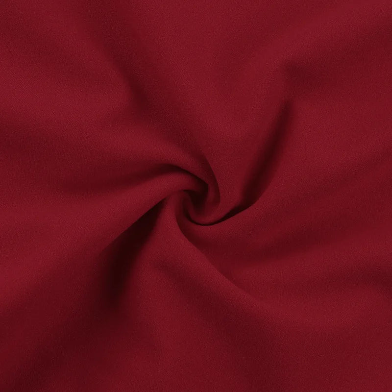 Trägerloses Midikleid mit Halbschleife in Merlot