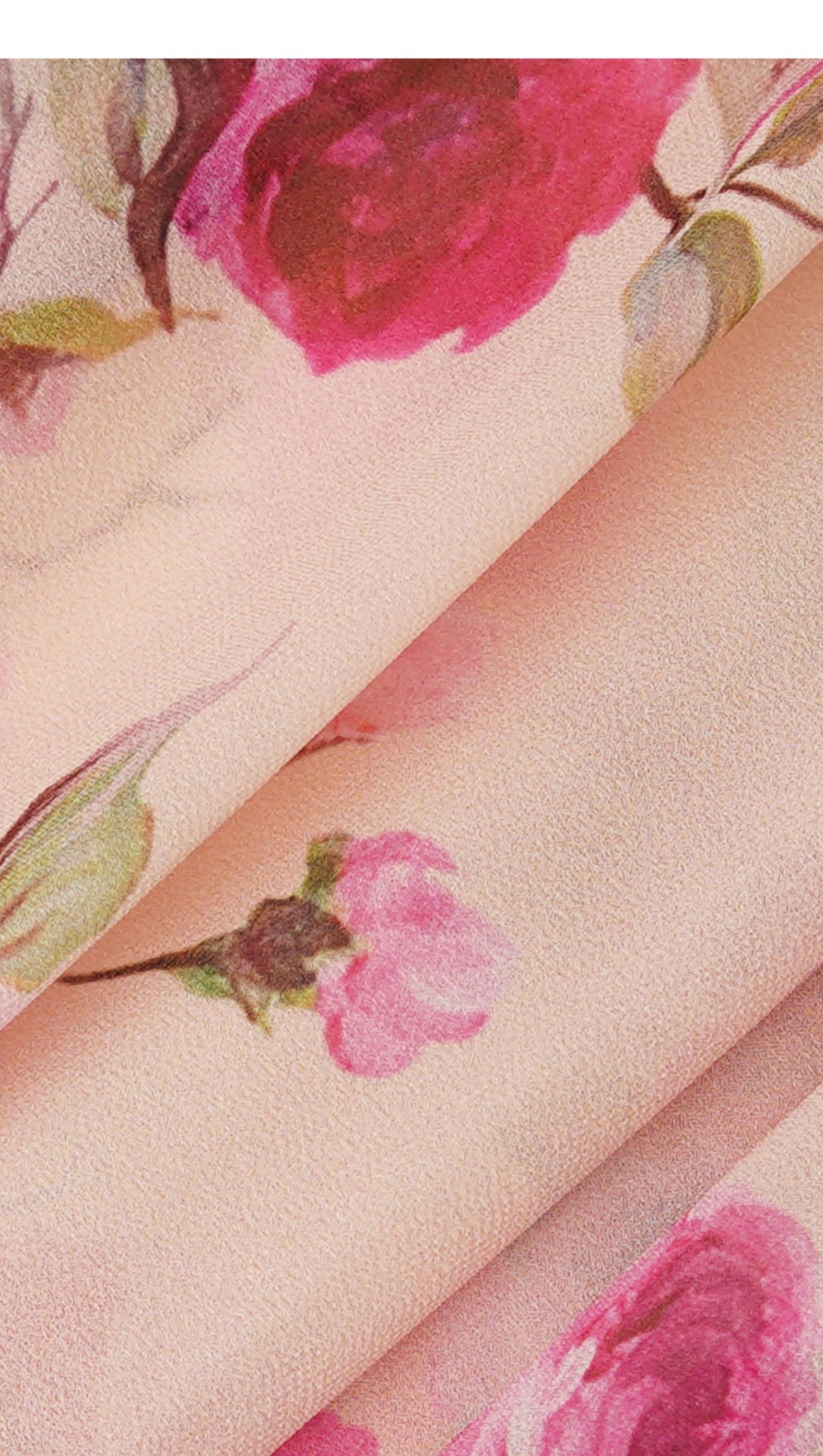 AIIZIE PINK FLORAL CHIFFON MAXI DRESS - product image