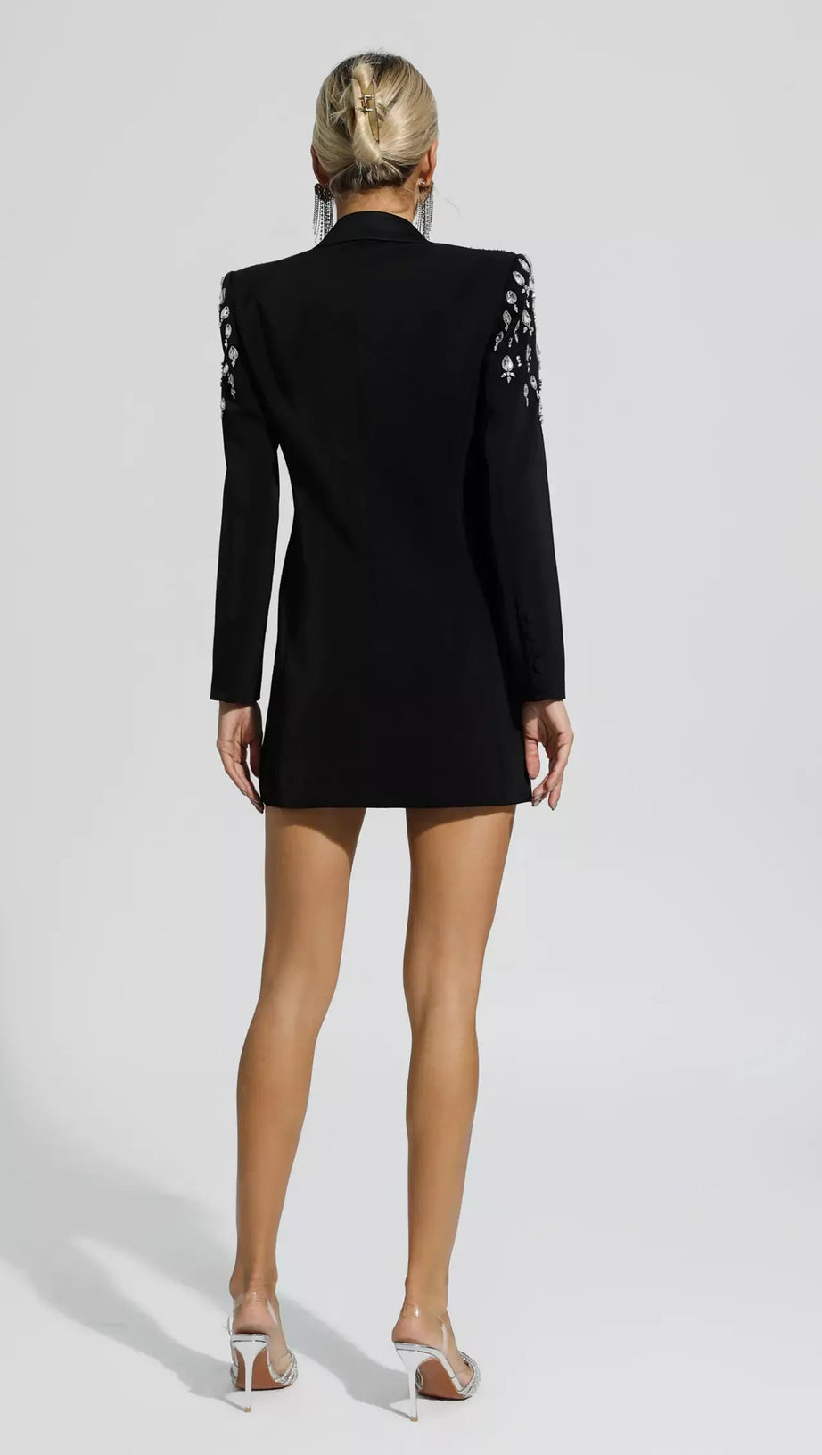 Blazerkleid „Aurora“ mit Kristallverzierung