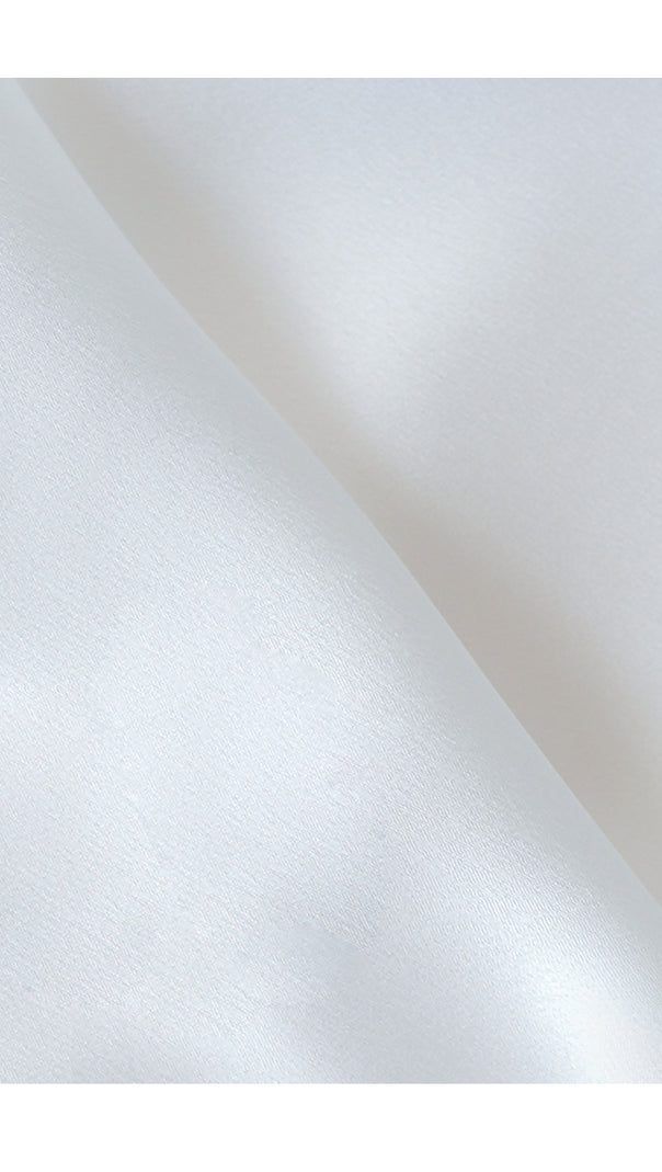 AIIZIE WHITE MAXI DRESS WITH BLUE VEGETABLE PRINTS AND CAP SLEEVES - product image