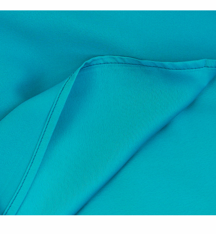 ABITO LUNGO IN PIZZO OTTANIO CON CINTURA E COLLETTO