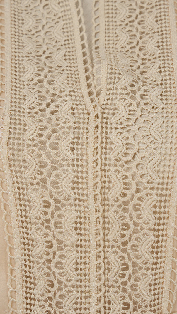 AIIZIE APRICOT LACE - TRIMMED TIERED FALL DRESS - product image