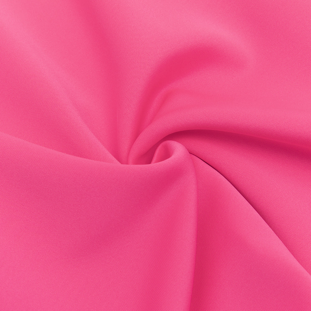 AIIZIE OFF SHOULDER RUFFLE TRIM BODYCON GOWN IN PINK - product image