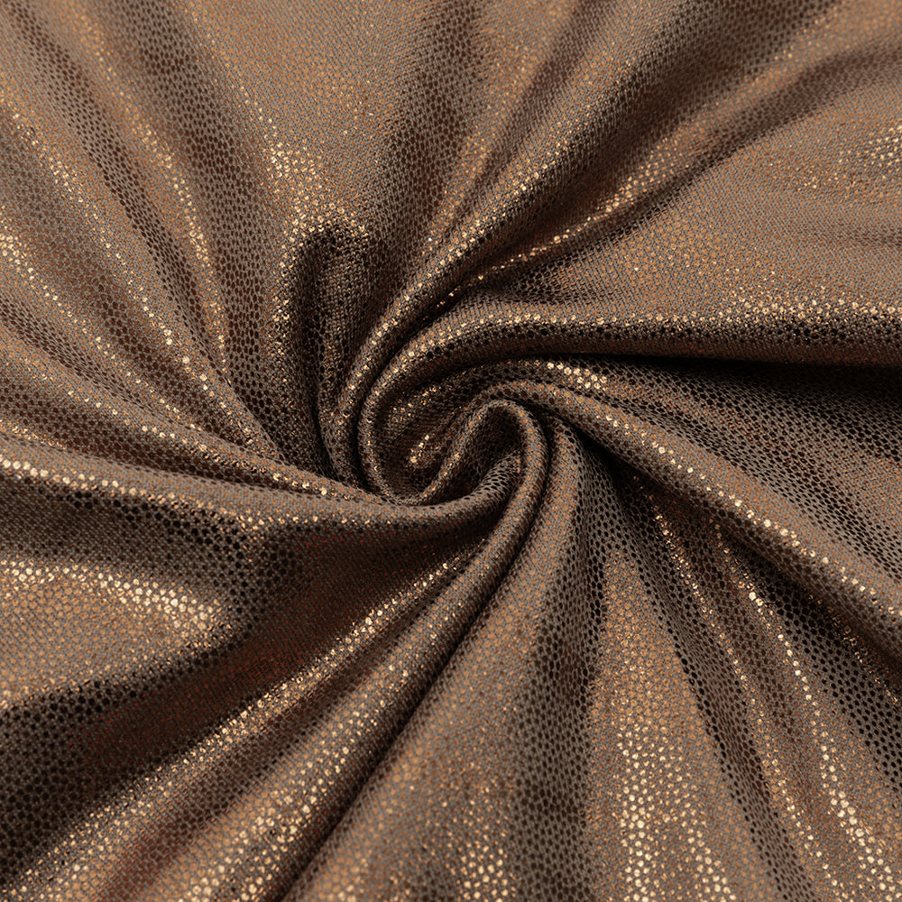 AIIZIE PLEATED HIP WRAP MIDI DRESS IN BROWN - product image