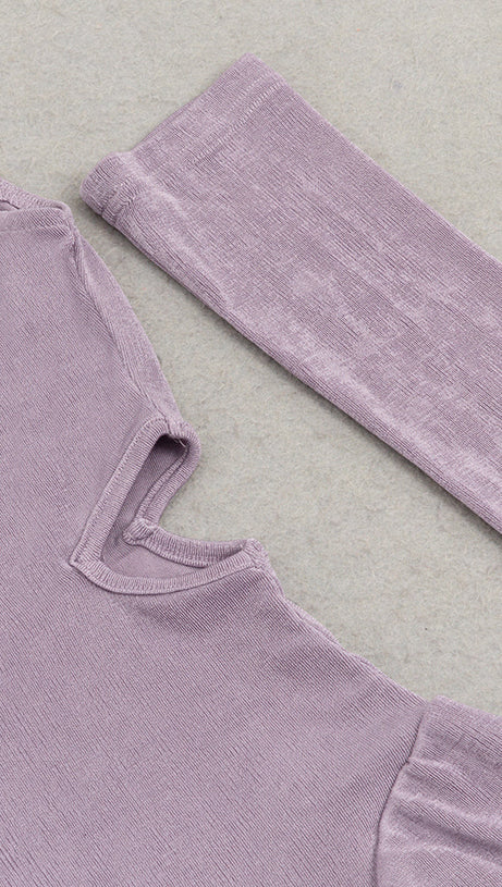 ABITO MONOSPALLA CON MANICHE A BRACCIO