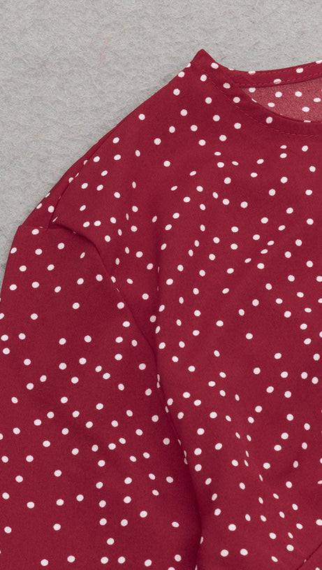 PRINCESS POLLY POLKA DOTS MINI DRESS