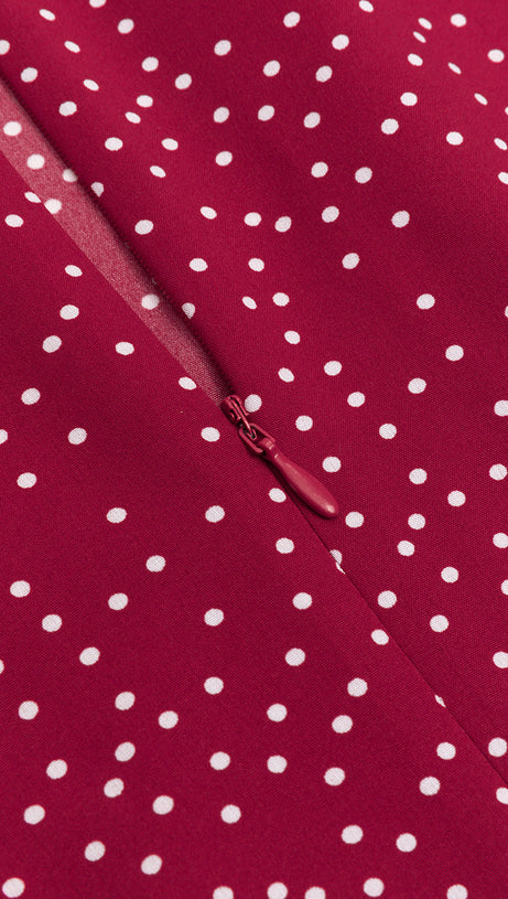 PRINCESS POLLY POLKA DOTS MINI DRESS