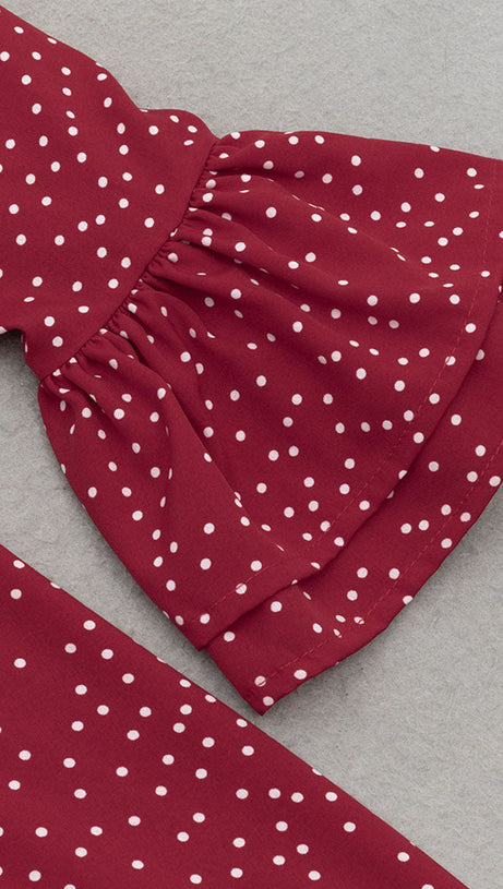 PRINCESS POLLY POLKA DOTS MINI DRESS