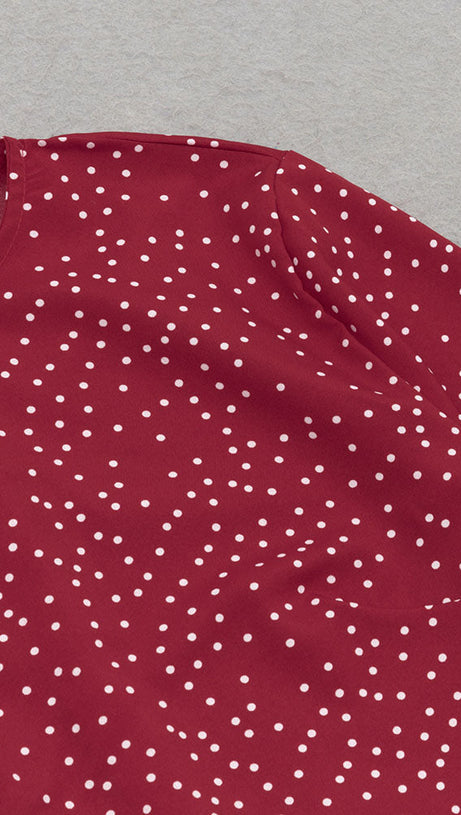 PRINCESS POLLY POLKA DOTS MINI DRESS