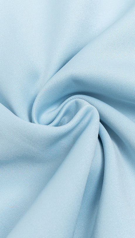 EMBELLISHED SILK SATIN MIDI DRESS