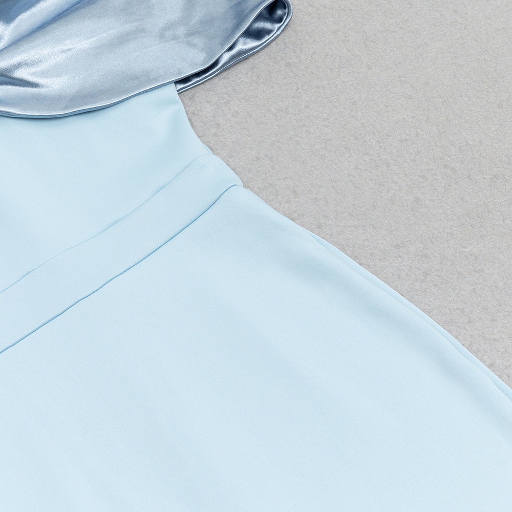 AIIZIE EMBELLISHED SILK SATIN MIDI DRESS - product image