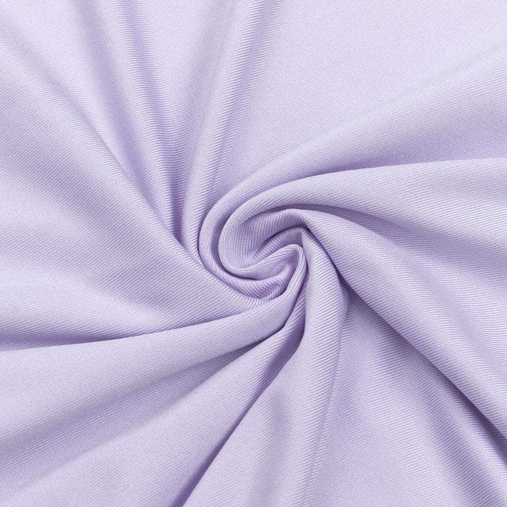 AIIZIE LAVENDER OFF-SHOULDER LONG-SLEEVED PLEATED MAXI DRESS - product image