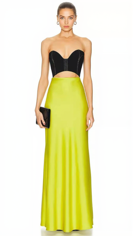 MAVIS CORSETRY STRAPLESS MAXI DRESS SUIT