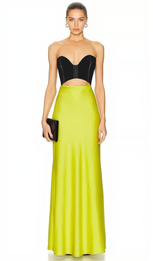 MAVIS CORSETRY STRAPLESS MAXI DRESS SUIT