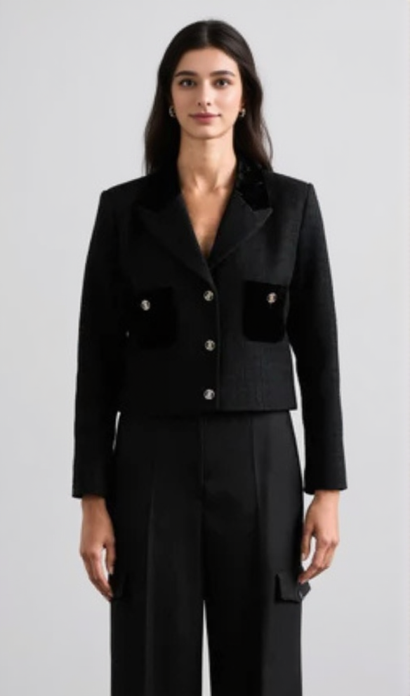 Vic Kurzblazer in Schwarz