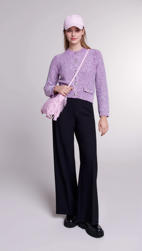 MYPURPLE CARDIGAN IN FUCHSIA PINK