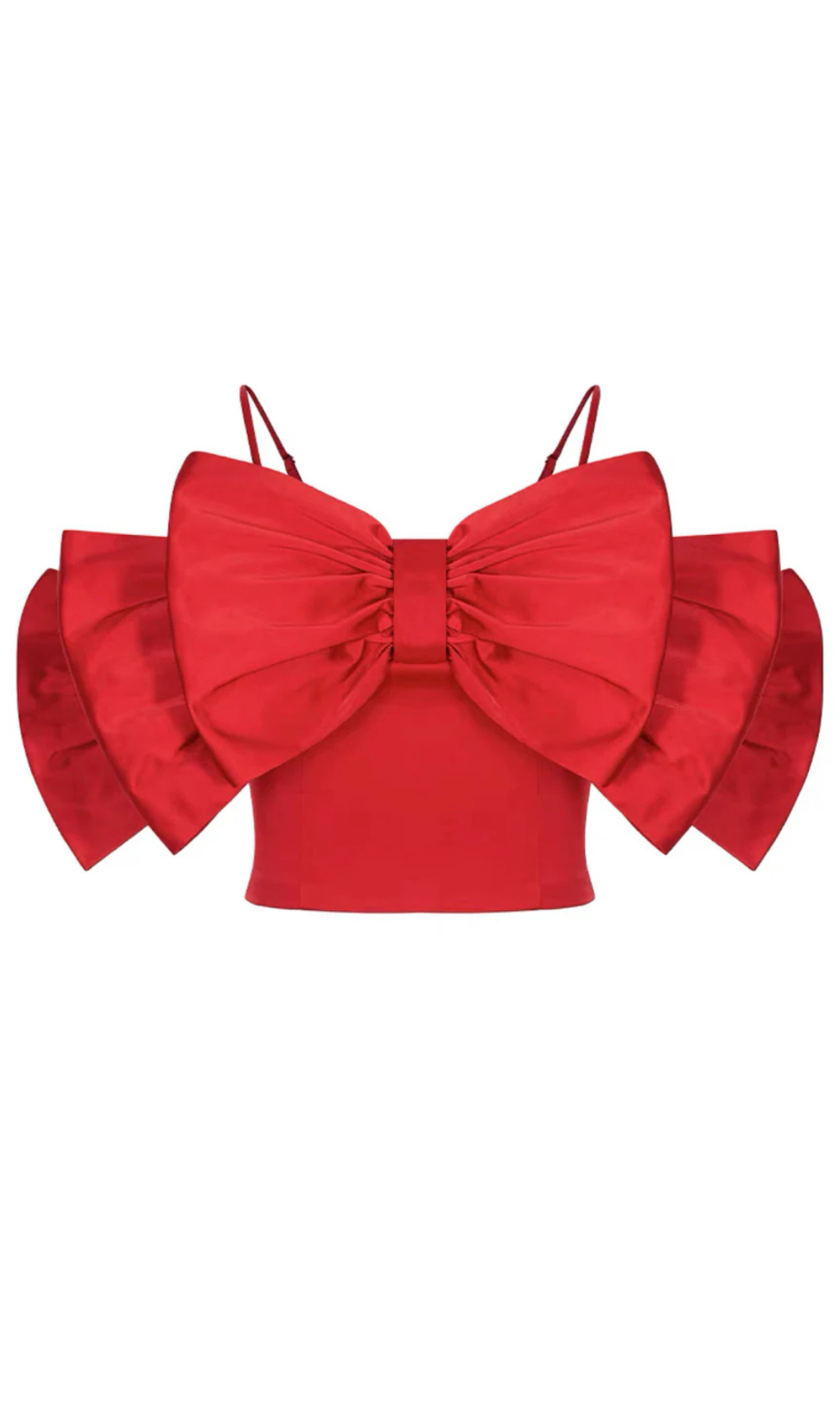 RIBBON TOP - RED