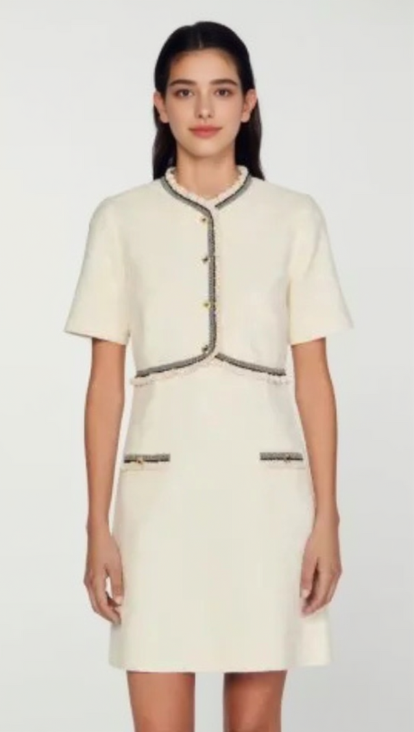 AIIZIE SHORT TWEED DRESS - product image