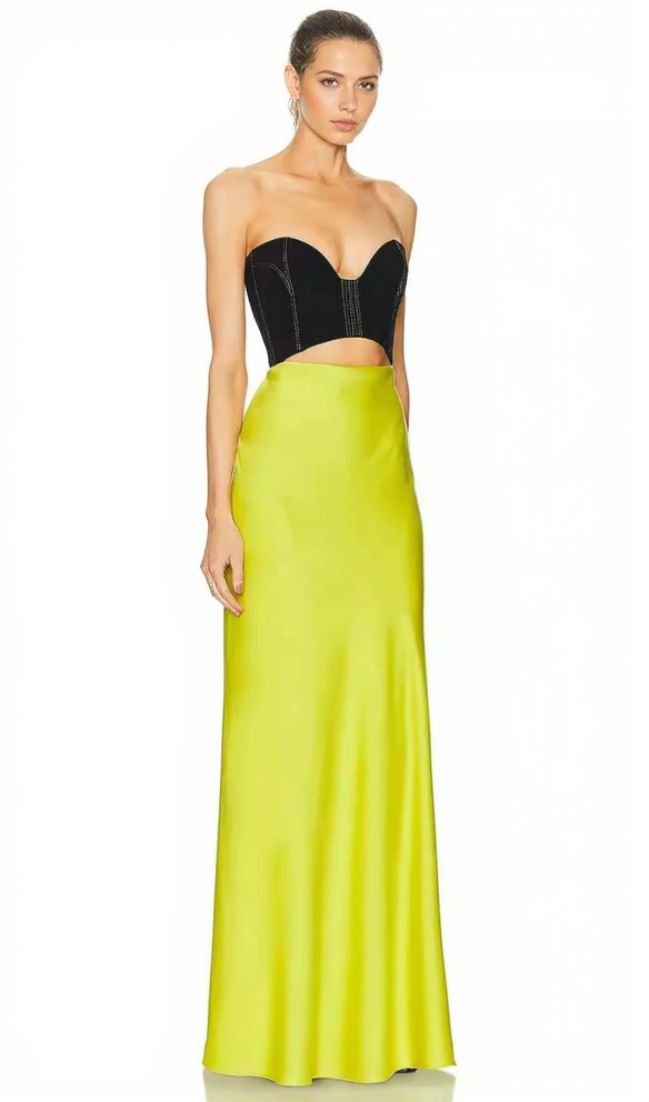 AIIZIE MAVIS CORSETRY STRAPLESS MAXI DRESS SUIT - product image