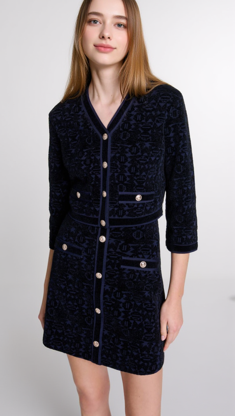 REVERIE CARDIGAN & DRESS SET