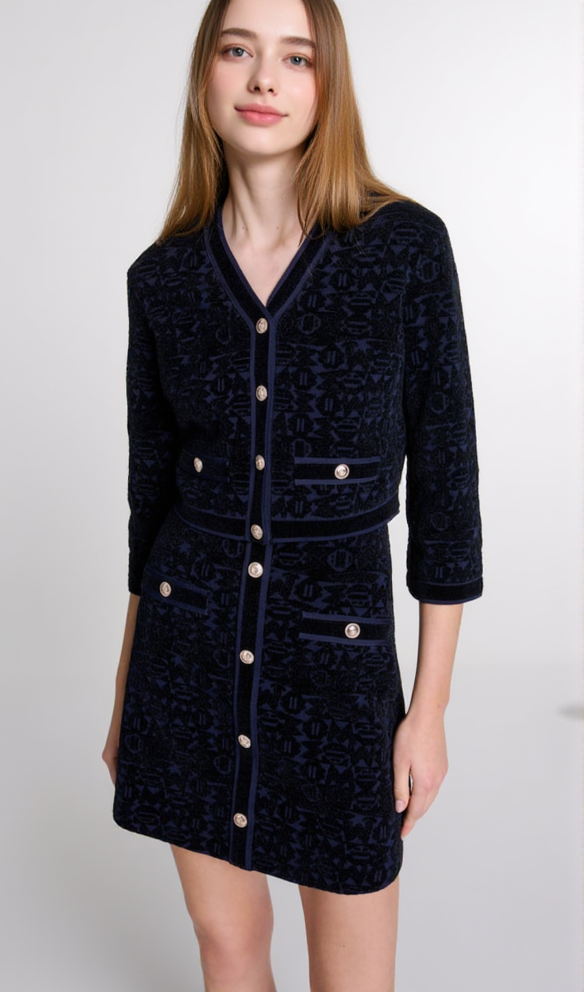 REVERIE CARDIGAN & DRESS SET