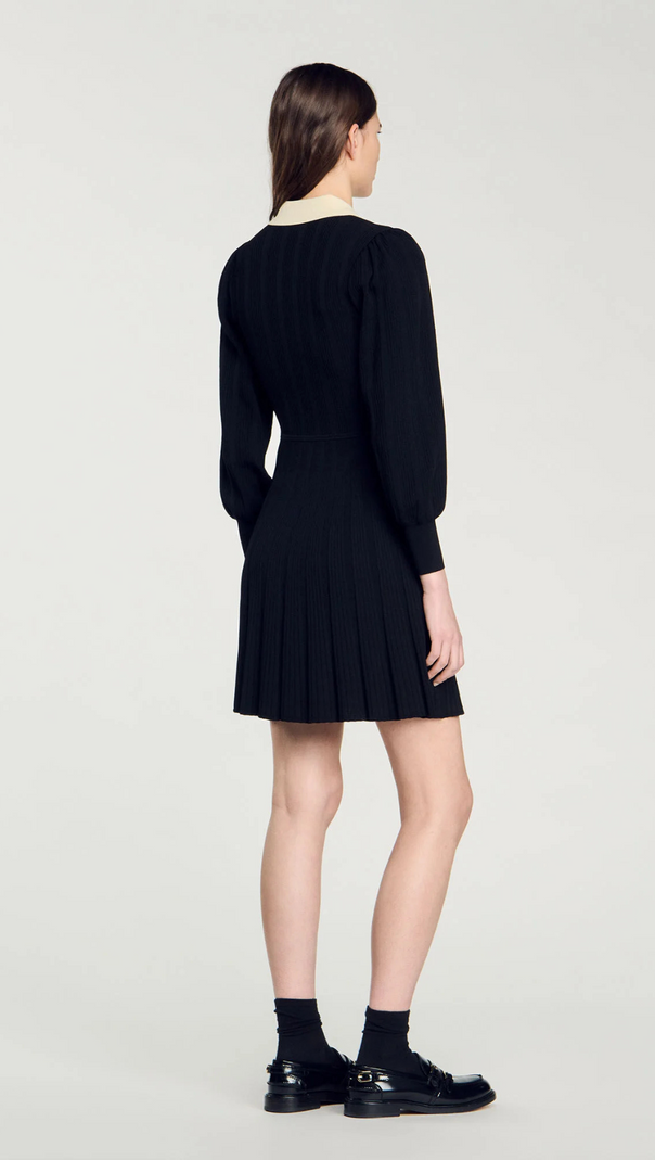 AIIZIE PLEATED KNIT DRESS - product image