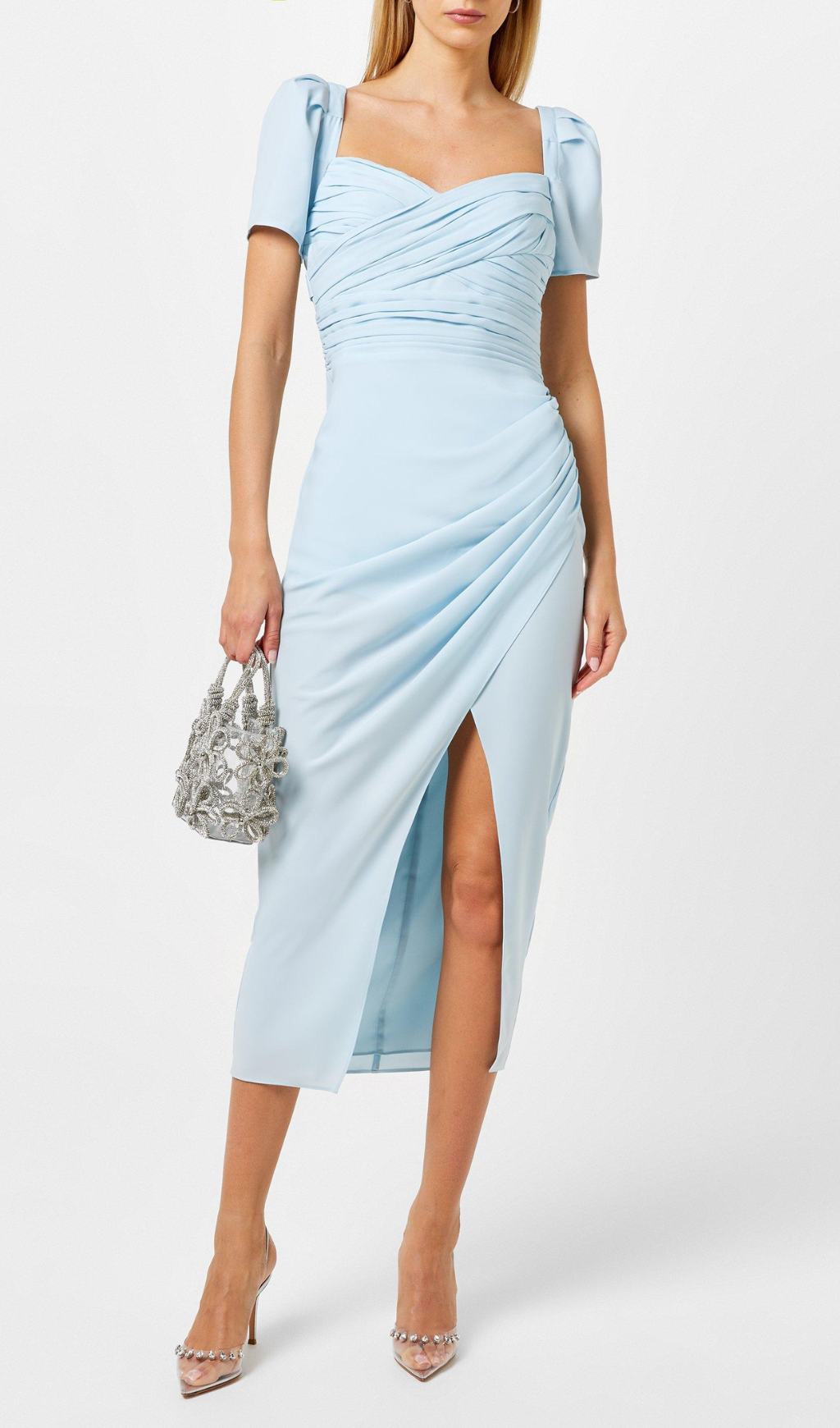 CREPE MIDI DRESS