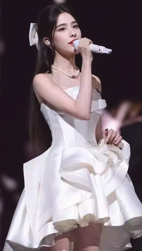 BESTE WHITE STRAPLESS A-LINE MINI DRESS