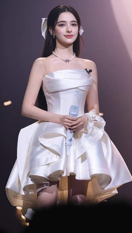 BESTES WEISSES TRÄGERLOSES A-LINIEN-MINIKLEID