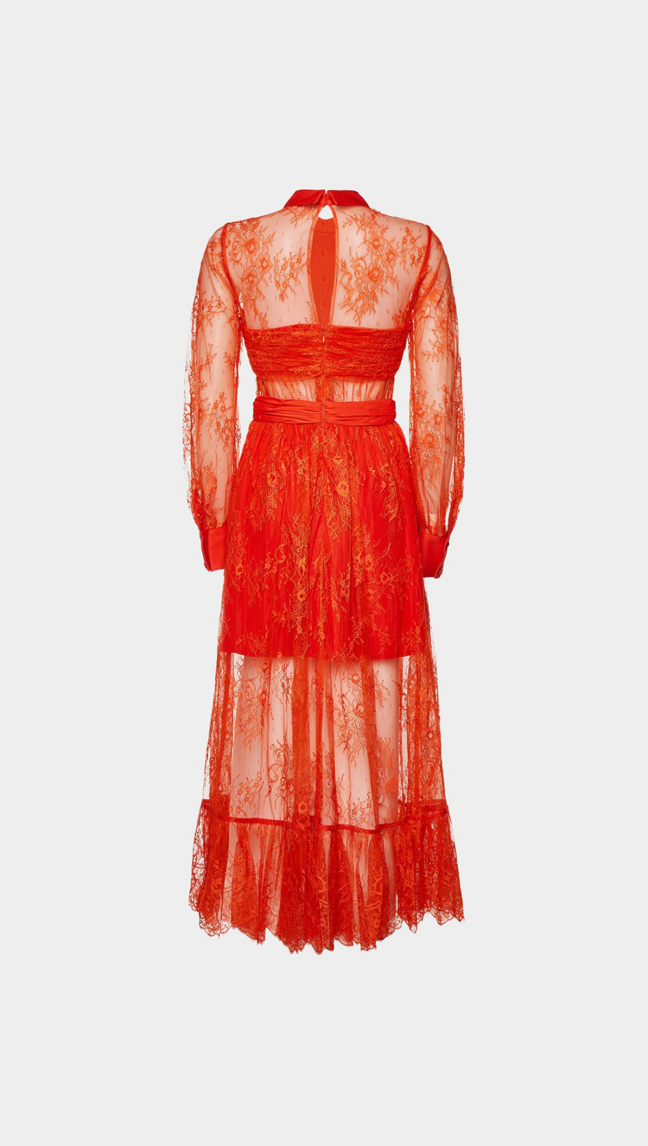 LACE DRESS WITH LONG SLEEVES