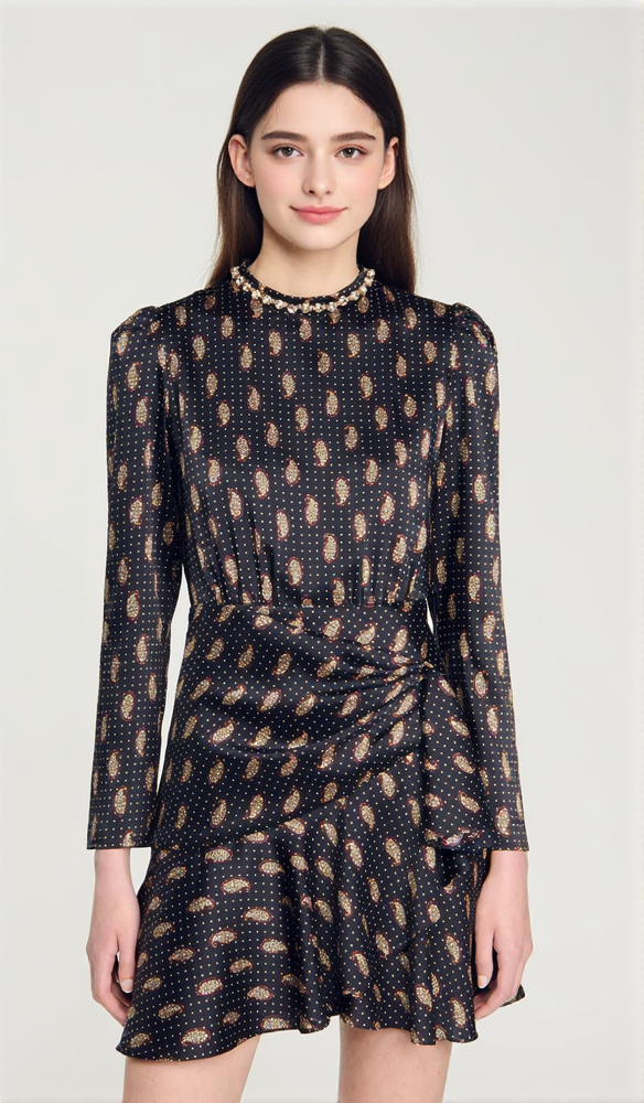 AIIZIE SHORT PRINT DRESS - product image