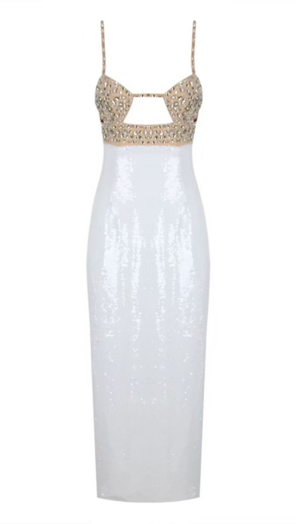 AIIZIE HAND BEADED SEQUIN GOWN - product image