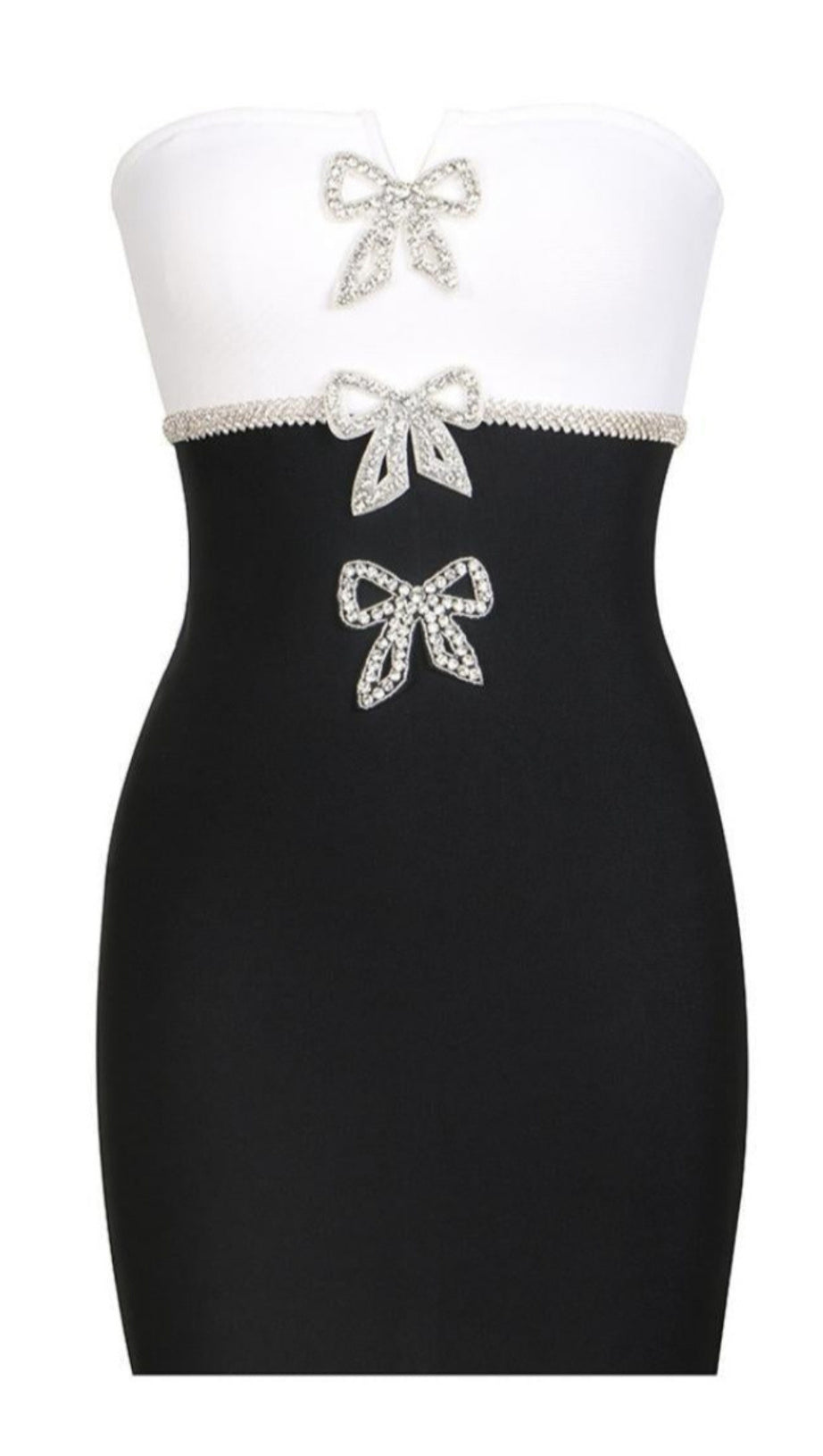 MINI ABITO CON FASCIA DI STRASS