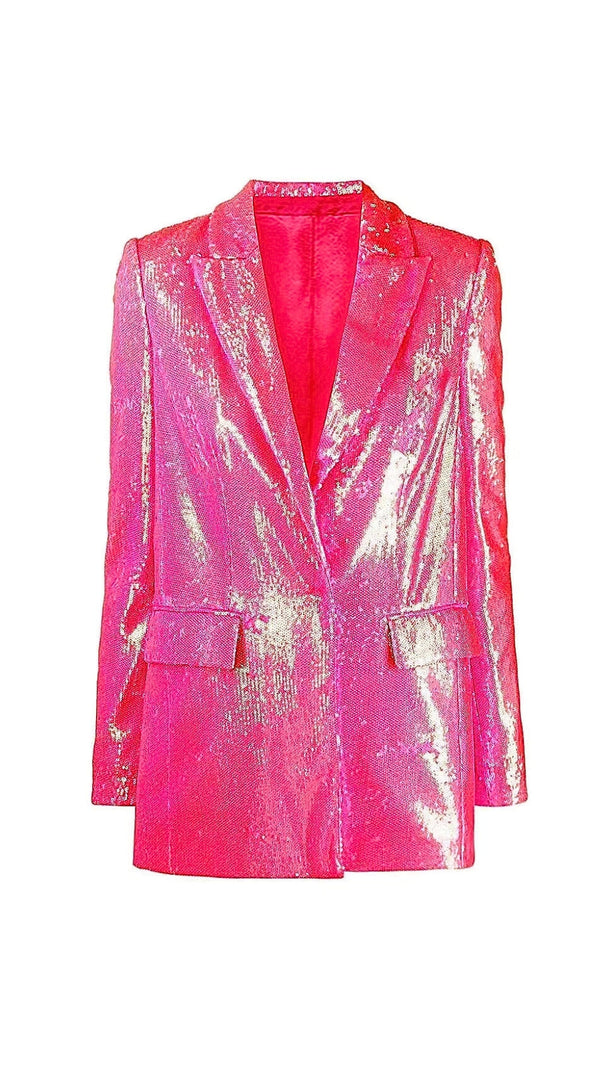 AIIZIE SEQUIN BLAZER SHORTS SET - product image