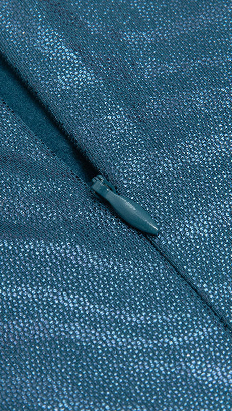 RUCHED CRYSTAL-EMBELLISHED LEATHER DRESS