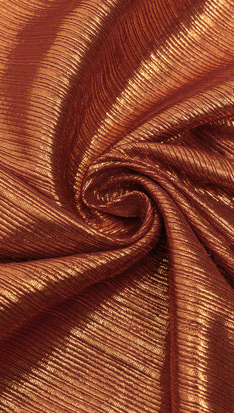 DIAGONAL SHOULDER ASYMMETRICAL SLEEVE SLIT RUFFLED DRESS