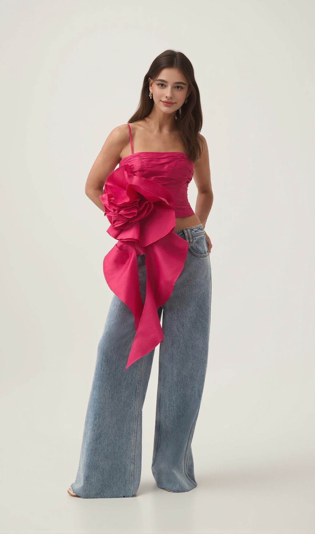 VERA POTION SPIRAL TOP IN RED