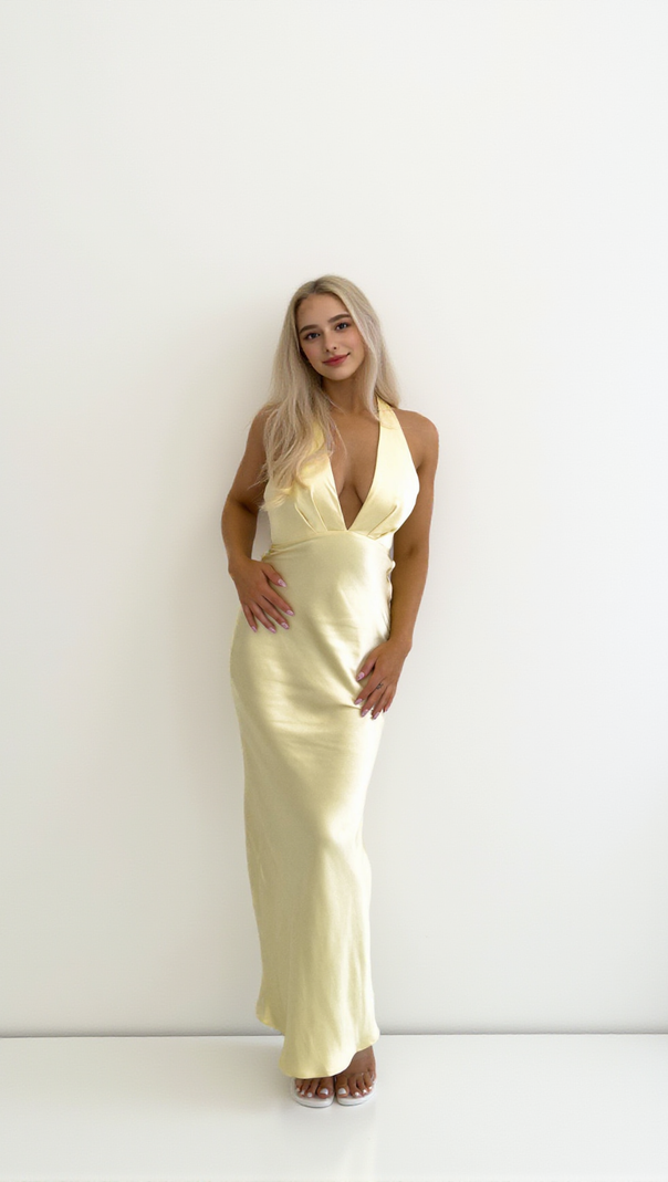 AIIZIE JESSALYN MAXI DRESS - YELLOW - product image
