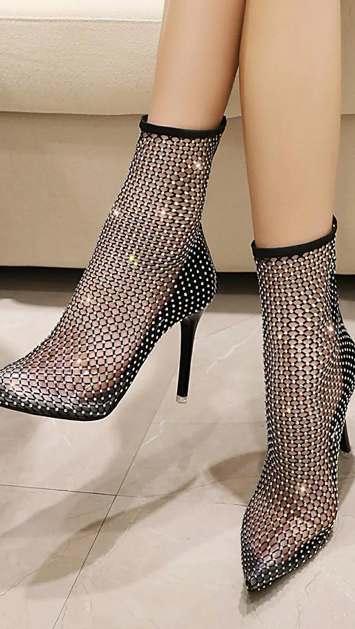 STIVALI BRITTNEY MESH DIAMOND