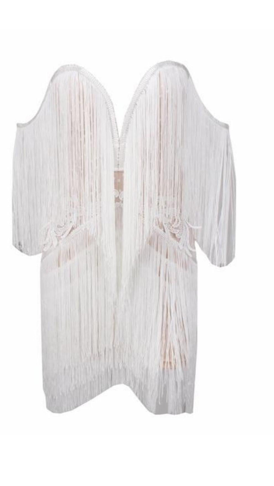 TASSEL MINI DRESS IN PINK