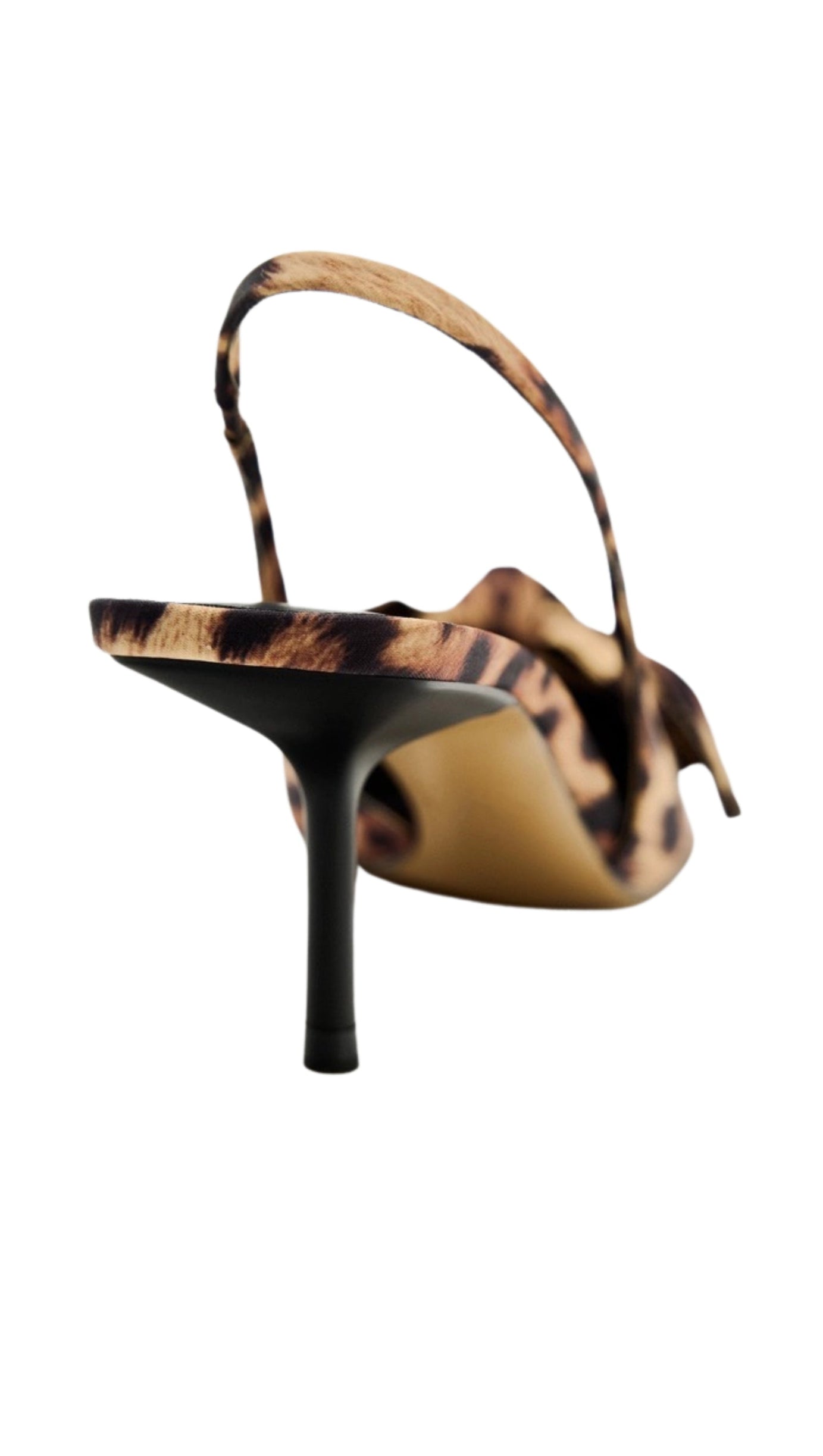 TACCO ALTO LEOPARDATO CON FIOCCO