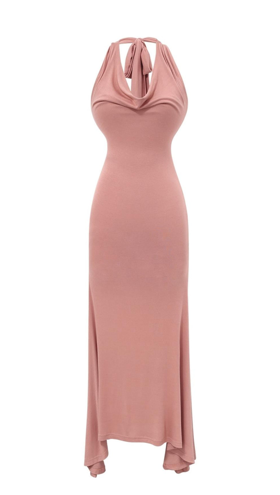 ABITO MIDI ADERENTE SENZA SPALLINE