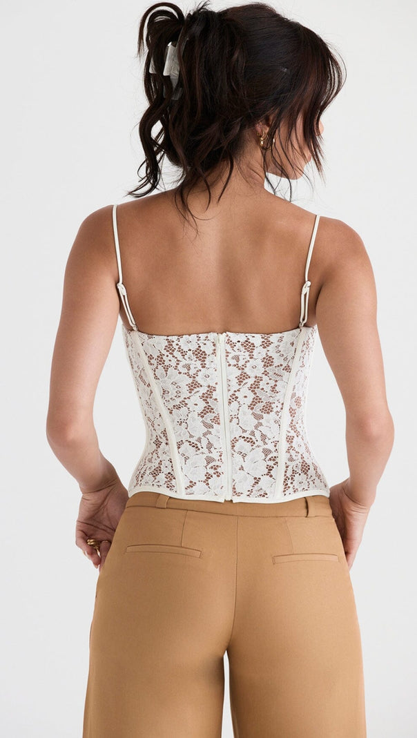 AIIZIE MILA LACE UNDERWIRED CORSET TOP - product image