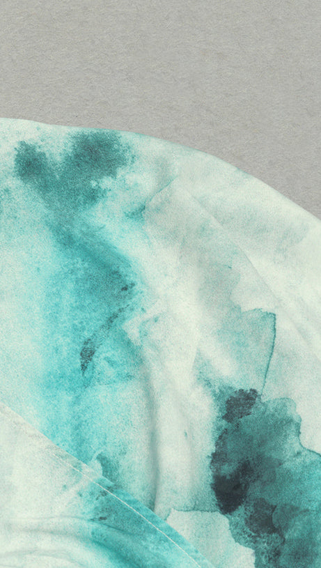 Maxikleid mit Tie-Dye-Muster und Wickelsaum vorn
