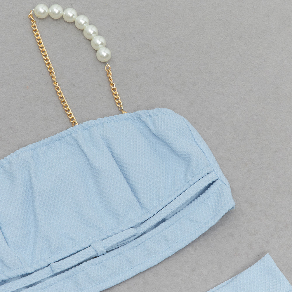 Camisole-Top mit Perlenkette 